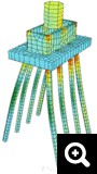 Interaction Sol-structure - Calcul de pieux sous pile